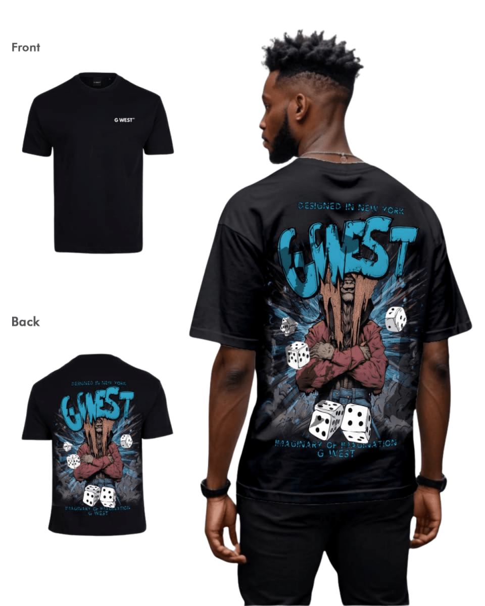 G West Mens Oversized Imagine Of Imagination Tee