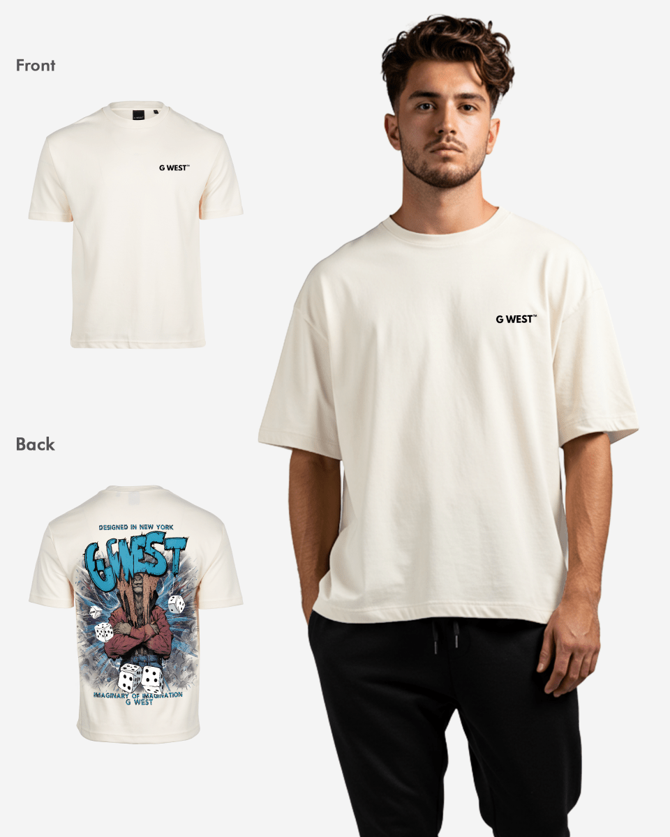 G West Mens Oversized Imagine Of Imagination Tee