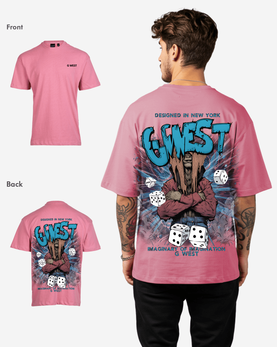 G West Mens Oversized Imagine Of Imagination Tee
