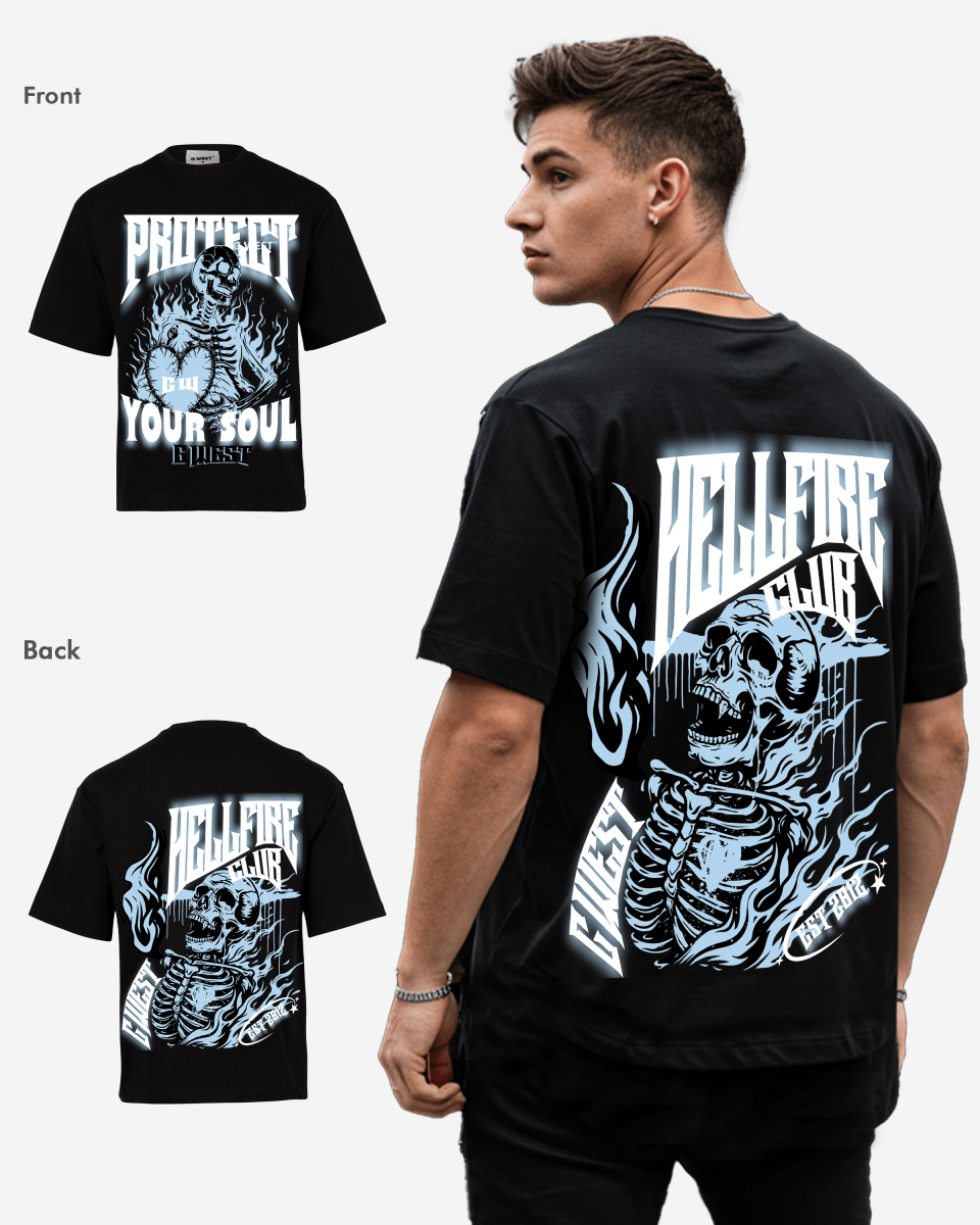 G West protect your soul Oversized T-Shirt Mens